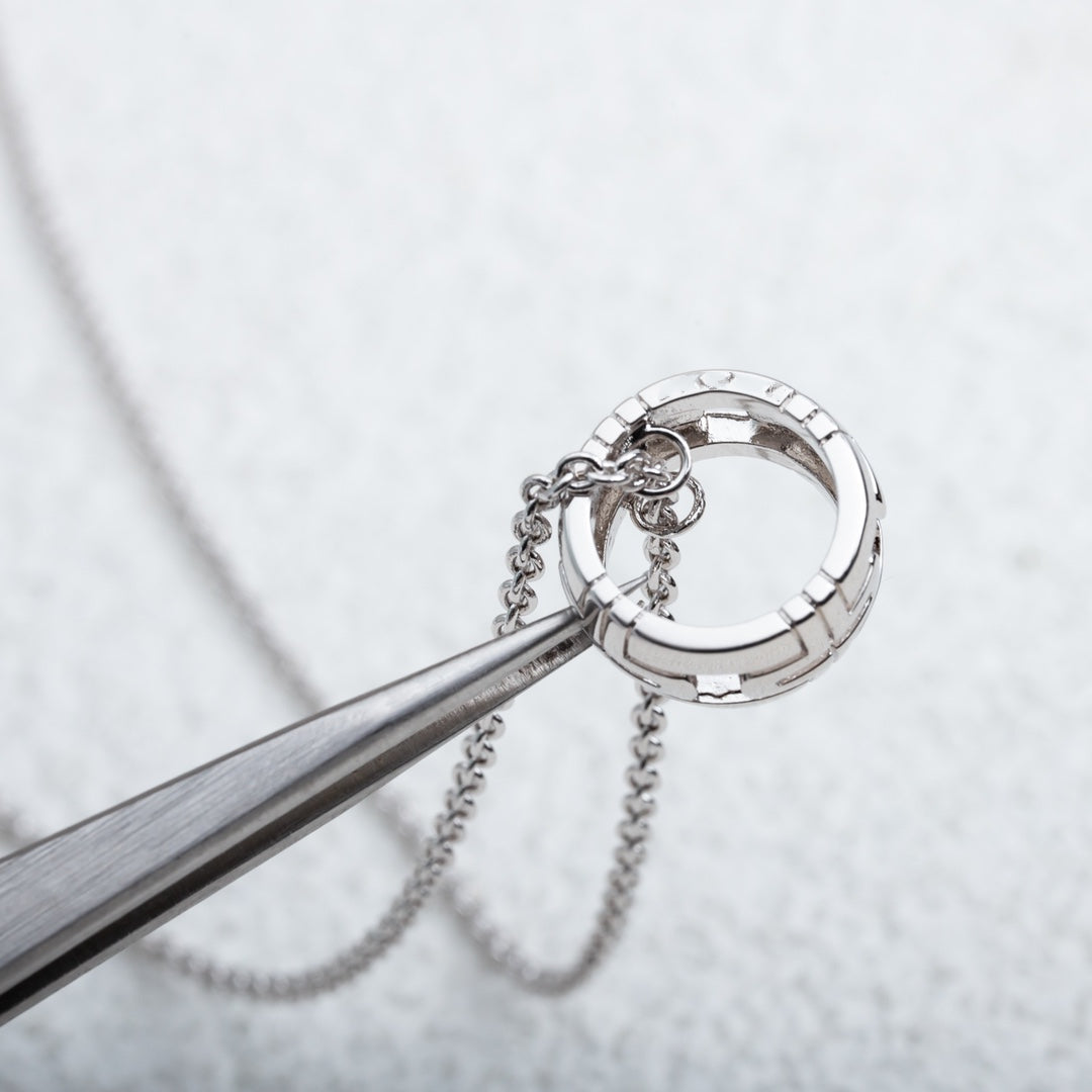 [Raffine]PARENTESI NECKLACE SILVER