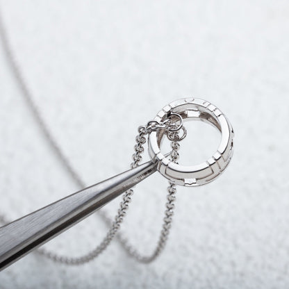[Raffine]PARENTESI NECKLACE SILVER