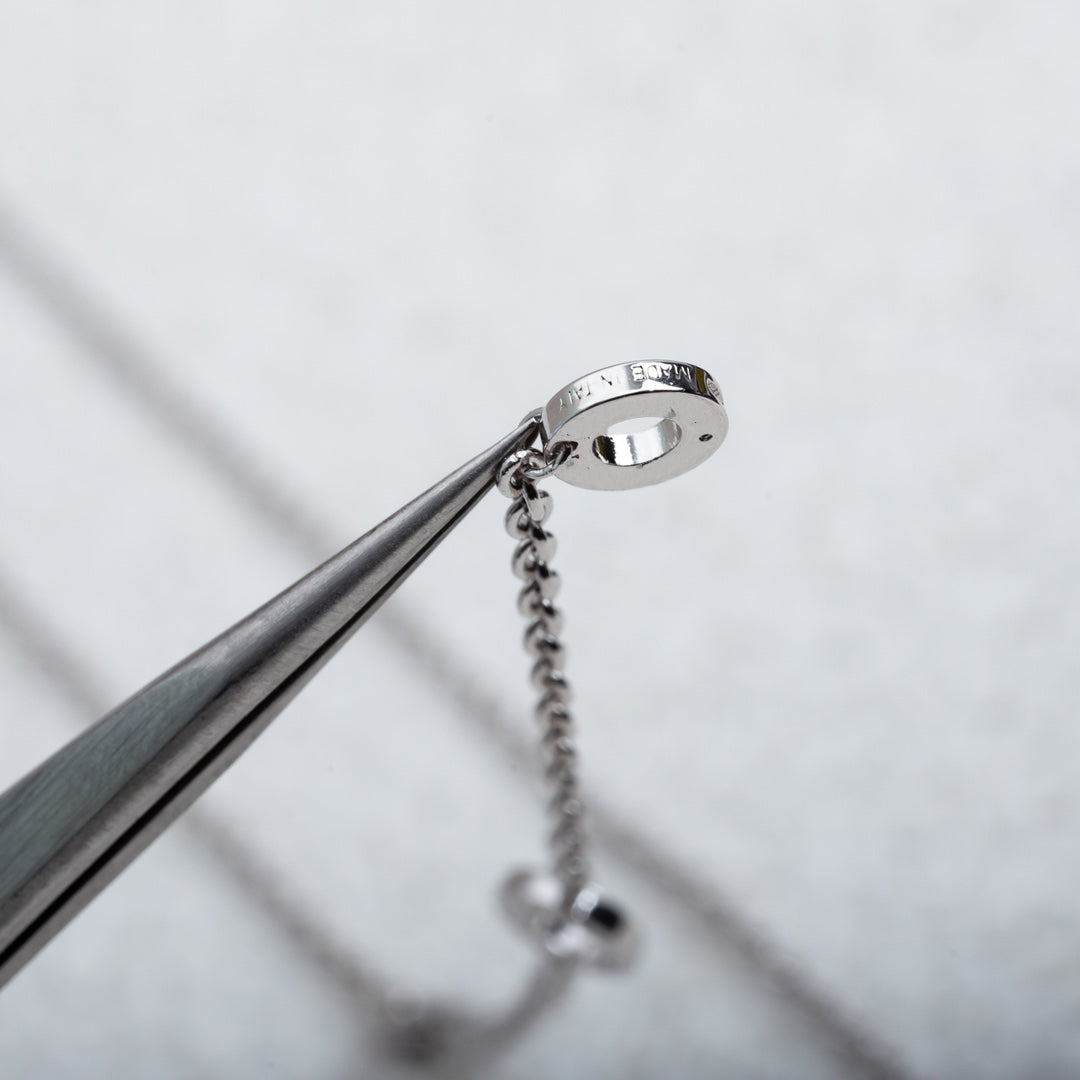 [Raffine]PARENTESI NECKLACE SILVER