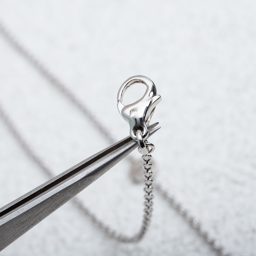 [Raffine]PARENTESI NECKLACE SILVER