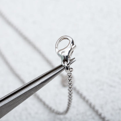 [Raffine]PARENTESI NECKLACE SILVER