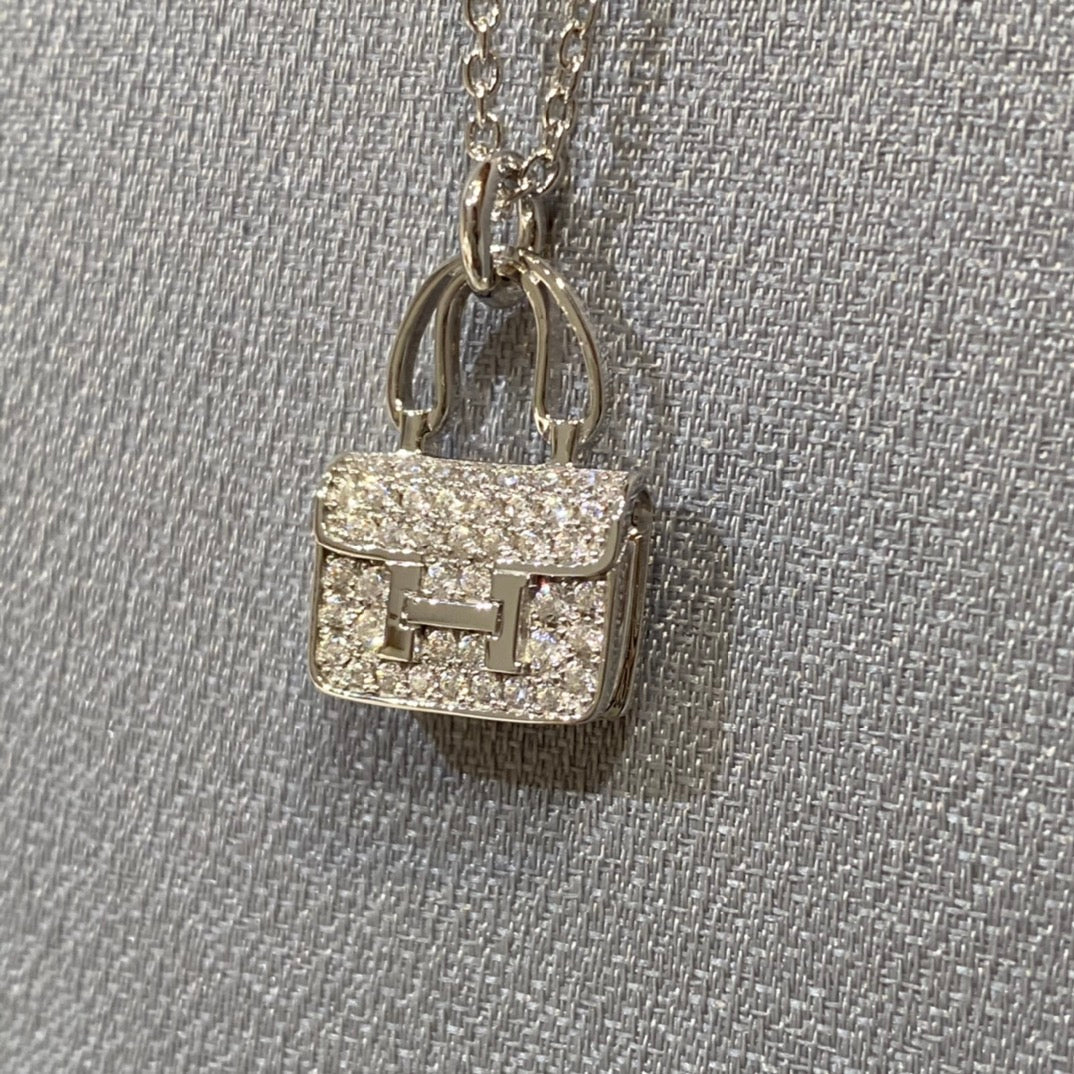 [Raffine]CONSTANCE PEDANT DIAMOND NECKLACE