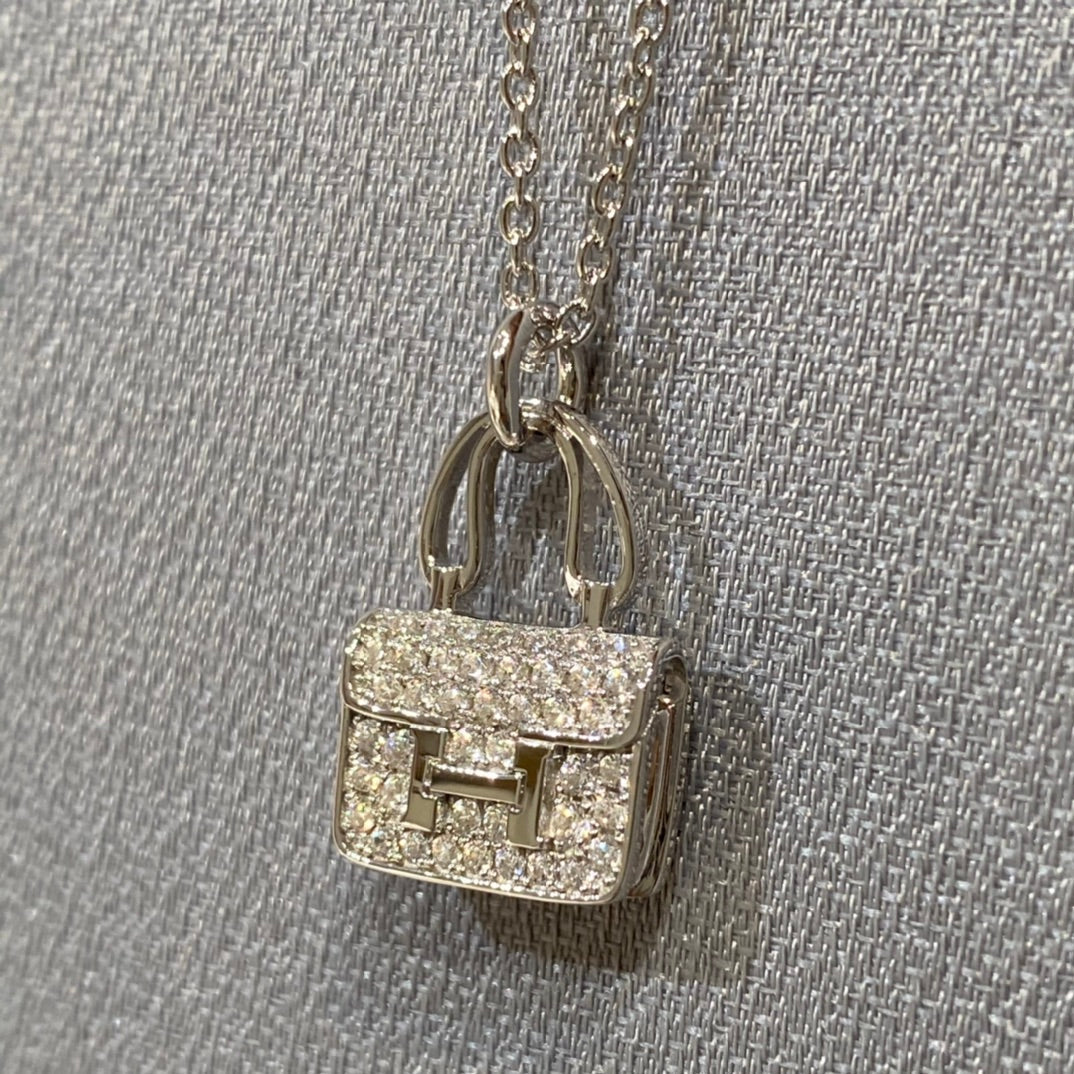 [Raffine]CONSTANCE PEDANT DIAMOND NECKLACE