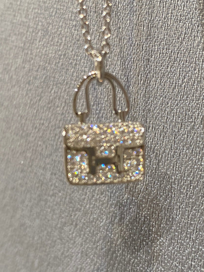 [Raffine]CONSTANCE PEDANT DIAMOND NECKLACE