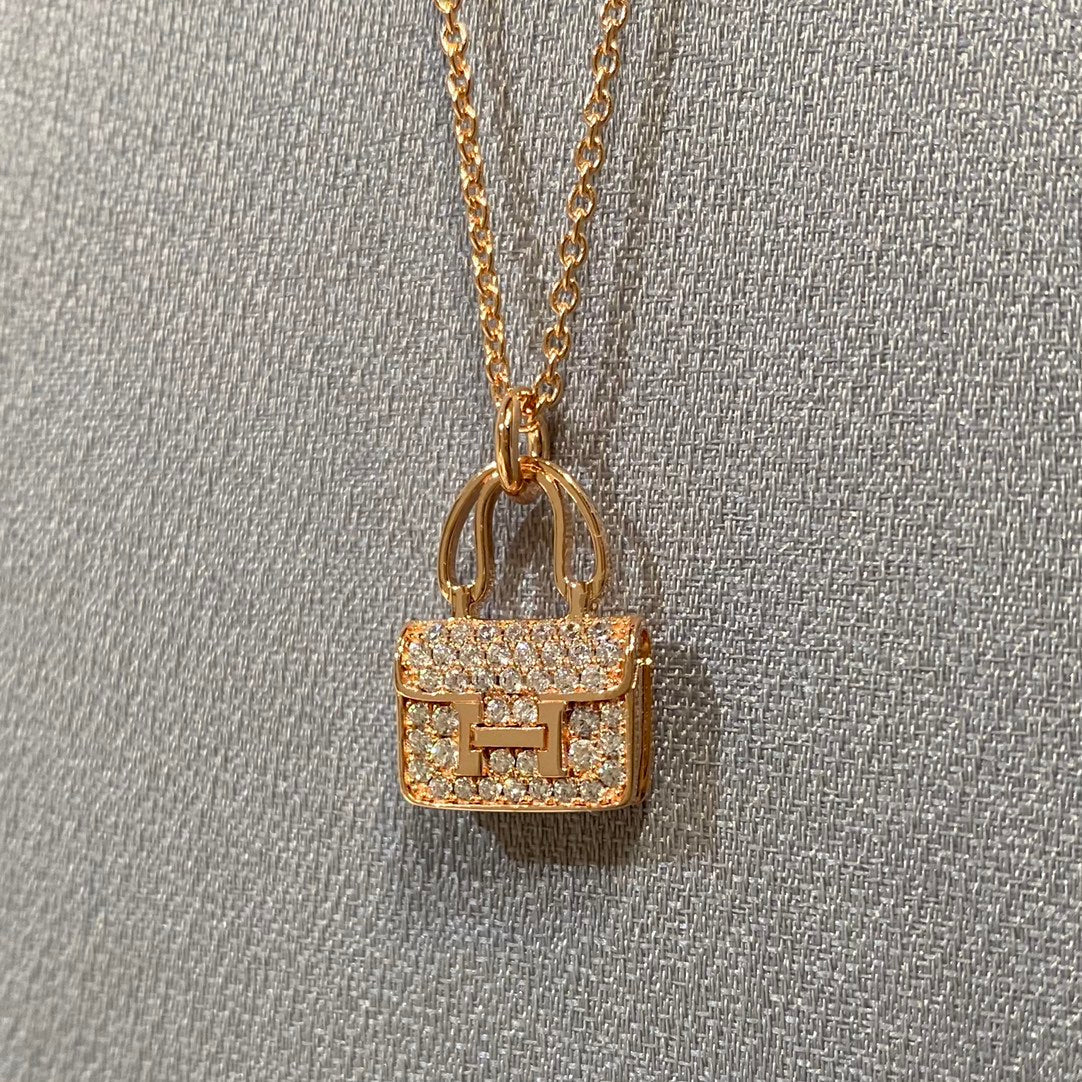 [Raffine]CONSTANCE PEDANT DIAMOND NECKLACE