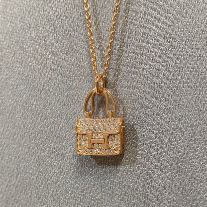 [Raffine]CONSTANCE PEDANT DIAMOND NECKLACE