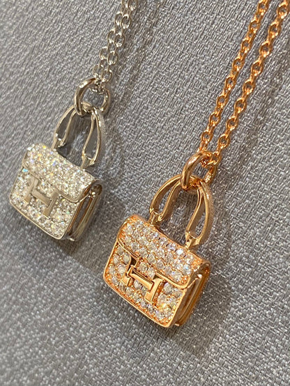 [Raffine]CONSTANCE PEDANT DIAMOND NECKLACE