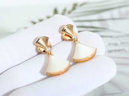 [Raffine]DREAM MOP PINK GOLD EARRINGS