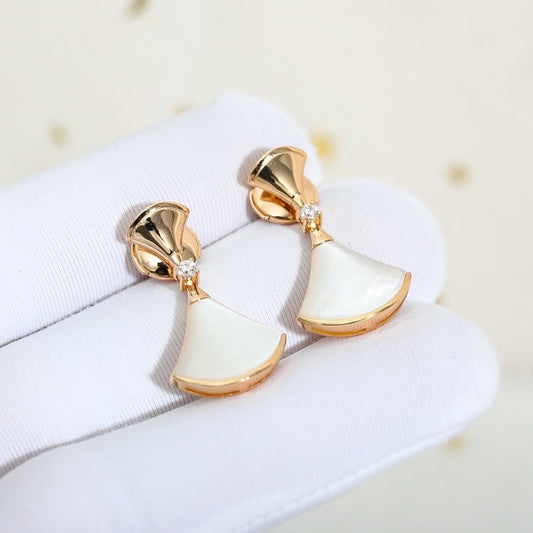 [Raffine]DREAM MOP PINK GOLD EARRINGS
