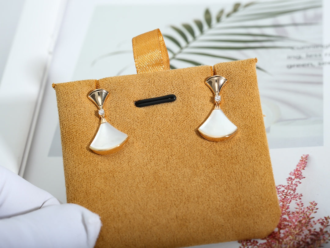 [Raffine]DREAM MOP PINK GOLD EARRINGS