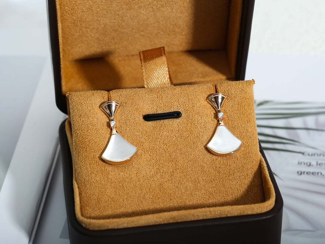 [Raffine]DREAM MOP PINK GOLD EARRINGS
