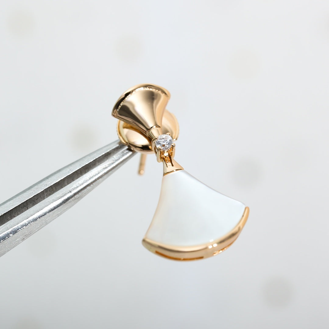 [Raffine]DREAM MOP PINK GOLD EARRINGS