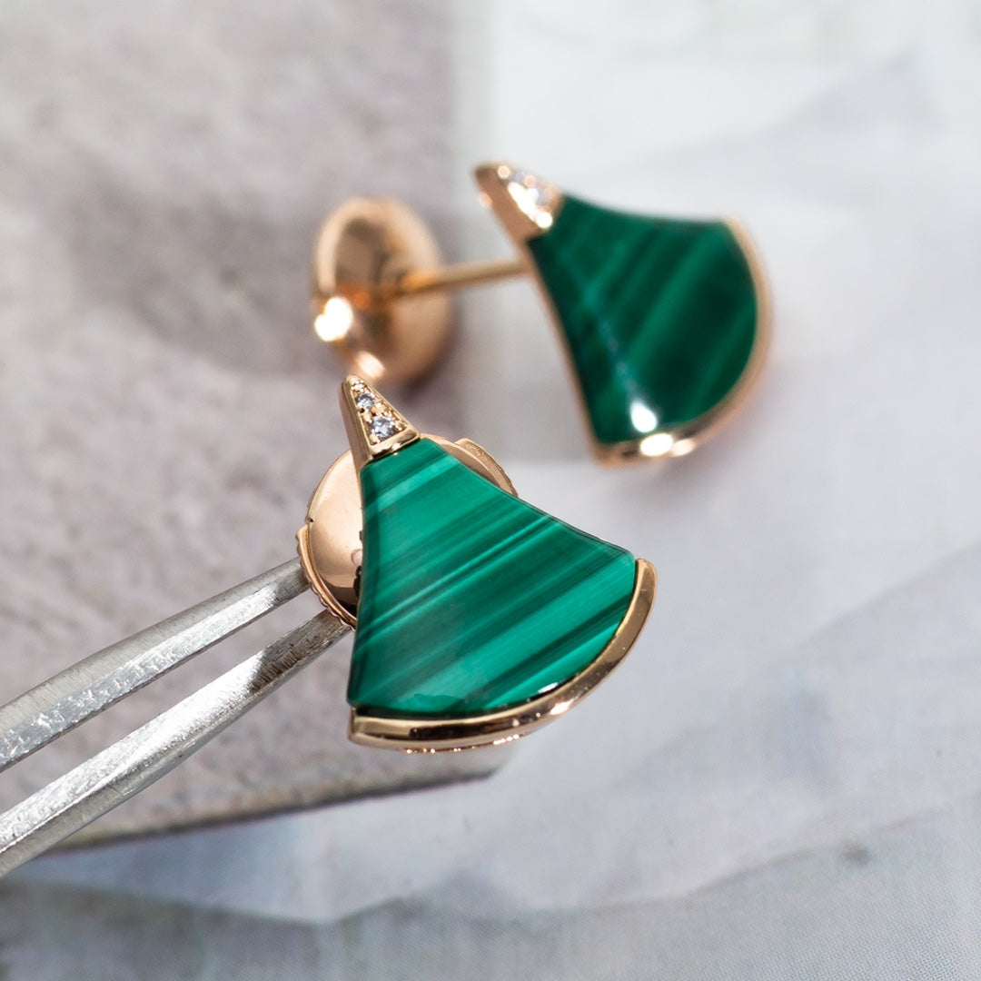[Raffine]DIVAS DREAM EARRINGS PINK GOLD
