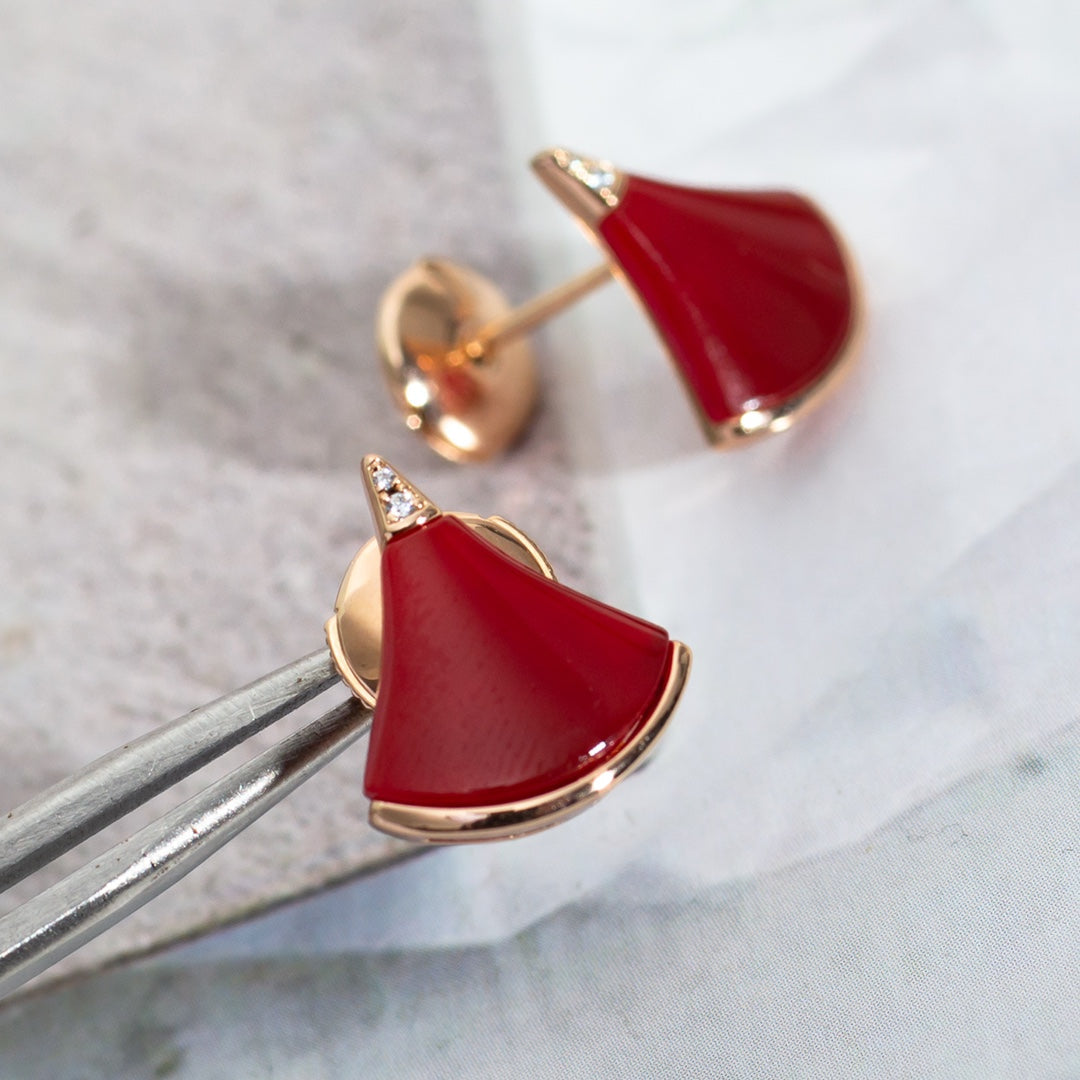[Raffine]DIVAS DREAM EARRINGS PINK GOLD