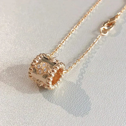 [Raffine] COLLAR CON PEDANTE DE PERLEE ORO / ORO ROSA