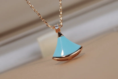 [Raffine]DREAM NECKLACE TURQUOISE PINK GOLD