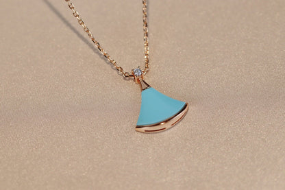 [Raffine]DREAM NECKLACE TURQUOISE PINK GOLD