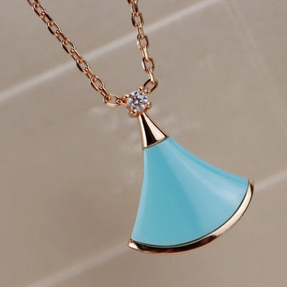 [Raffine]DREAM NECKLACE TURQUOISE PINK GOLD