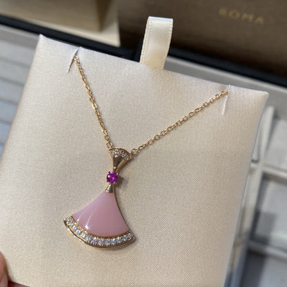 [Raffine]DREAM NECKLACE PINK OPAL