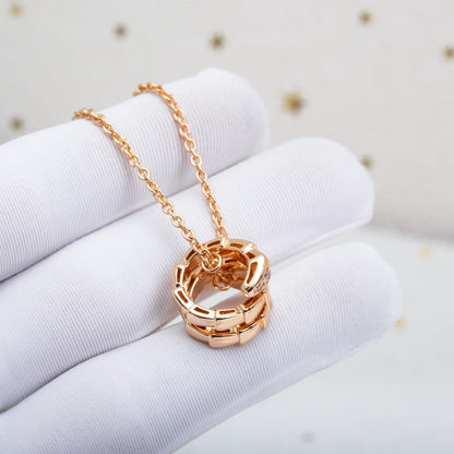 [Raffine]SERPENTI PINK GOLD NECKLACE DIAMOND