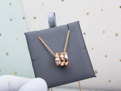 [Raffine]SERPENTI PINK GOLD NECKLACE DIAMOND