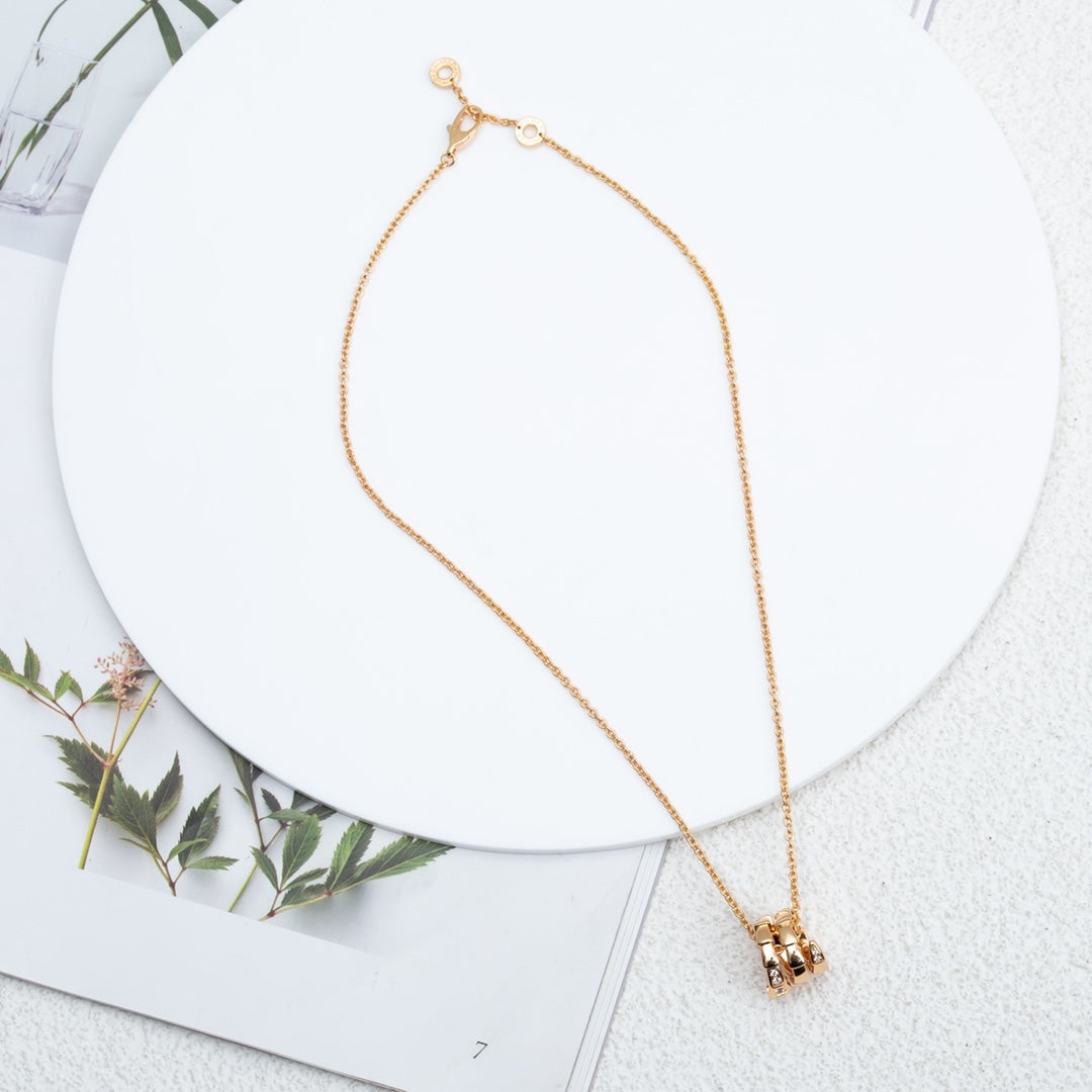 [Raffine]SERPENTI PINK GOLD NECKLACE DIAMOND