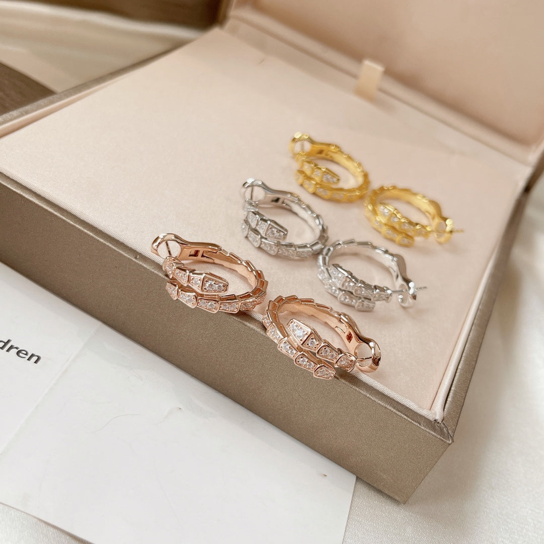 [Raffine]SERPENTI EARRINGS DIAMOND