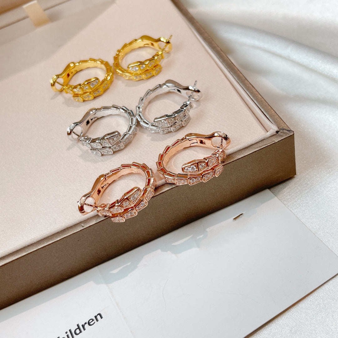 [Raffine]SERPENTI EARRINGS DIAMOND