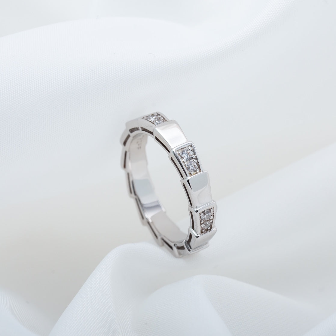 [Raffine]ANILLO SERPENTI PLATA 3MM