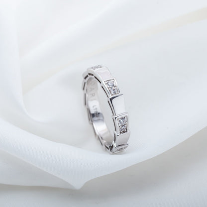 [Raffine]ANILLO SERPENTI PLATA 3MM