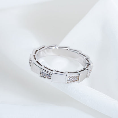 [Raffine]ANILLO SERPENTI PLATA 3MM