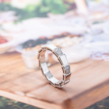 [Raffine]ANILLO SERPENTI PLATA 3MM