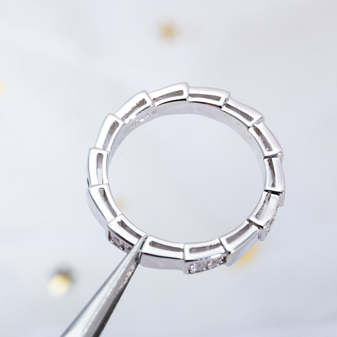 [Raffine]ANILLO SERPENTI PLATA 3MM