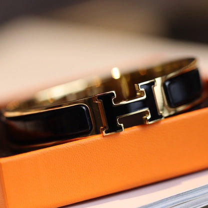 [Raffine]H BRACELET 12MM GOLD