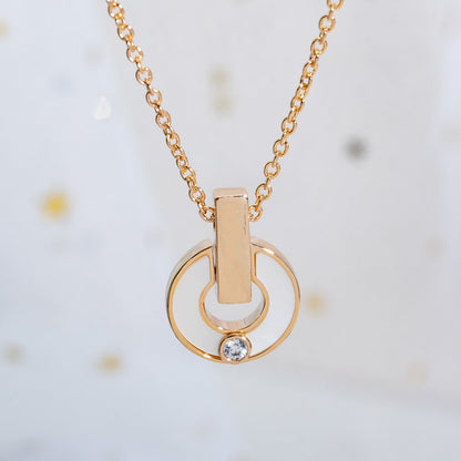 [Raffine]GARI NECKLACE PINK GOLD MOP