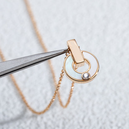 [Raffine]GARI NECKLACE PINK GOLD MOP
