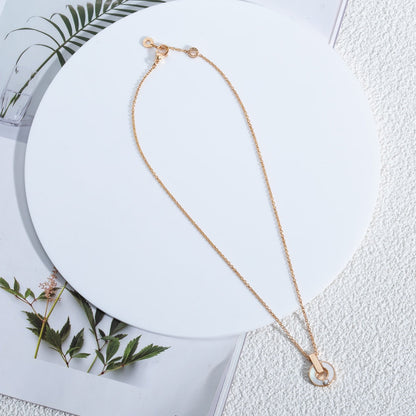 [Raffine]GARI NECKLACE PINK GOLD MOP