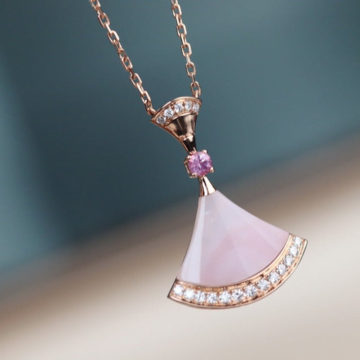 [Raffine]DREAM NECKLACE PINK MOP DIAMOND