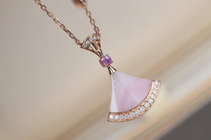 [Raffine]DREAM NECKLACE PINK MOP DIAMOND