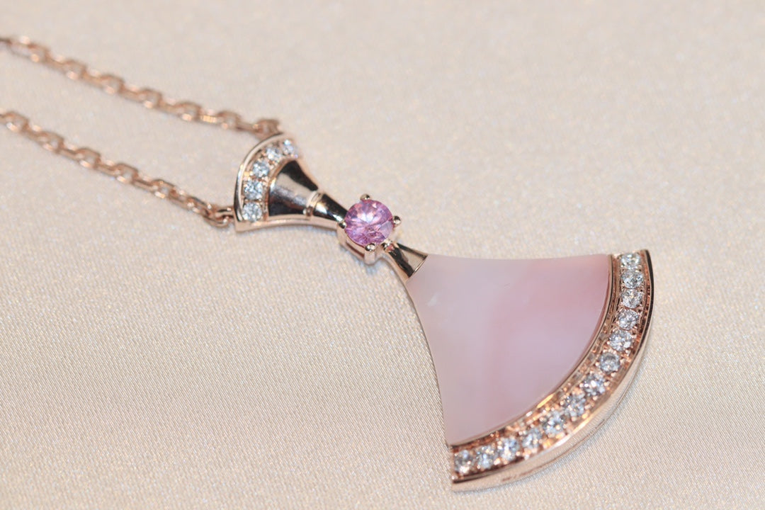 [Raffine]DREAM NECKLACE PINK MOP DIAMOND