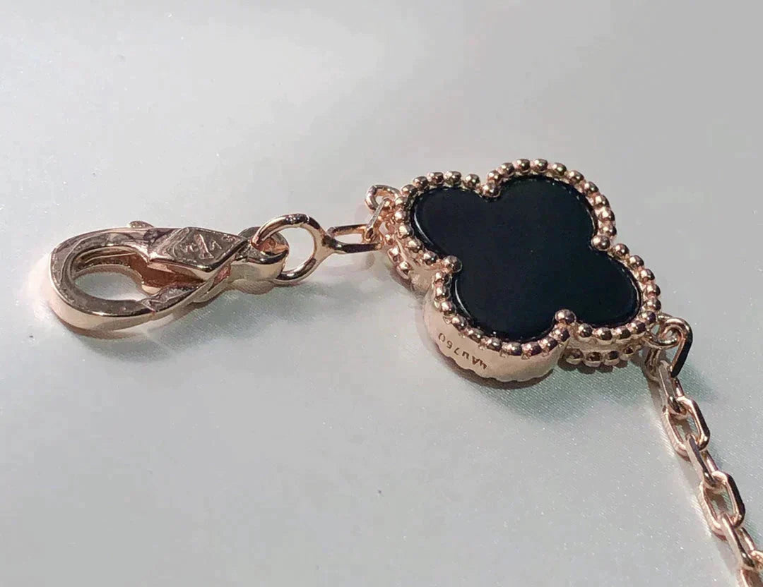 [Raffine]PULSERA MULTICOLOR TRÉBOL 5 MOTIVOS