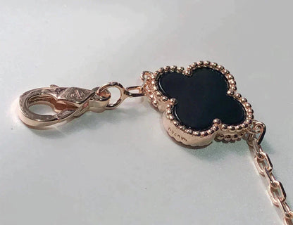 [Raffine]PULSERA MULTICOLOR TRÉBOL 5 MOTIVOS