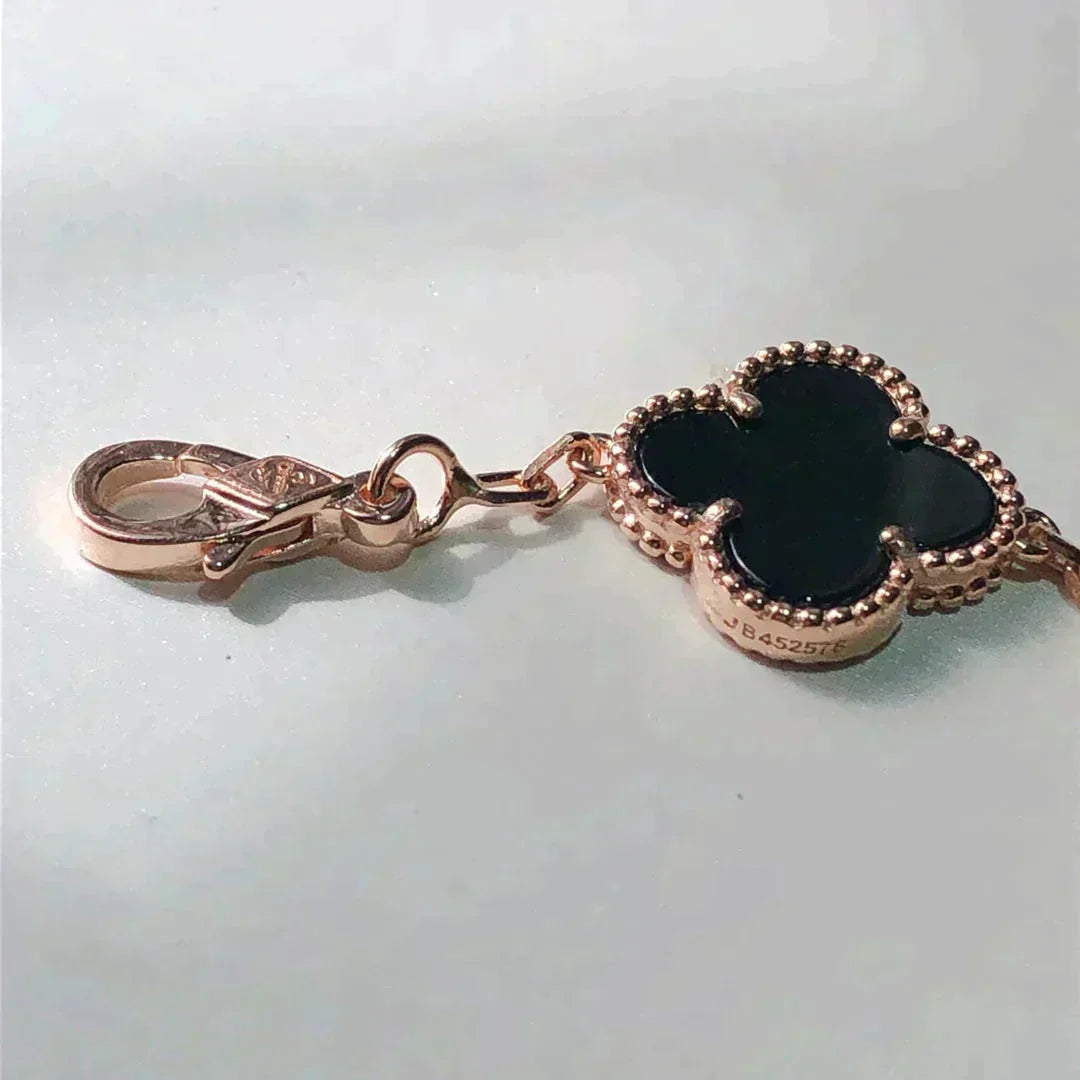 [Raffine]PULSERA MULTICOLOR TRÉBOL 5 MOTIVOS