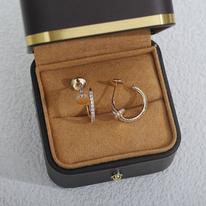 [Raffine]JUSTE FULL DIAMOND SMALL EARRINGS