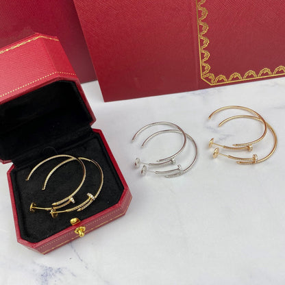 [Raffine]JUSTE EARRINGS FULL DIAMONDS 1.8MM