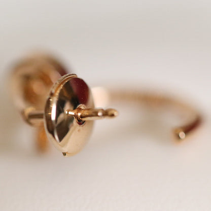 [Raffine]JUSTE EARRINGS PINK GOLD