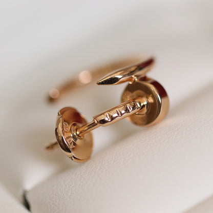 [Raffine]JUSTE EARRINGS PINK GOLD