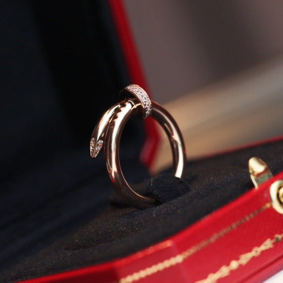 [Raffine]JUSTE RING 2.65MM PINK GOLD DIAMOND