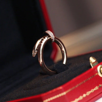 [Raffine]JUSTE RING 2.65MM PINK GOLD DIAMOND