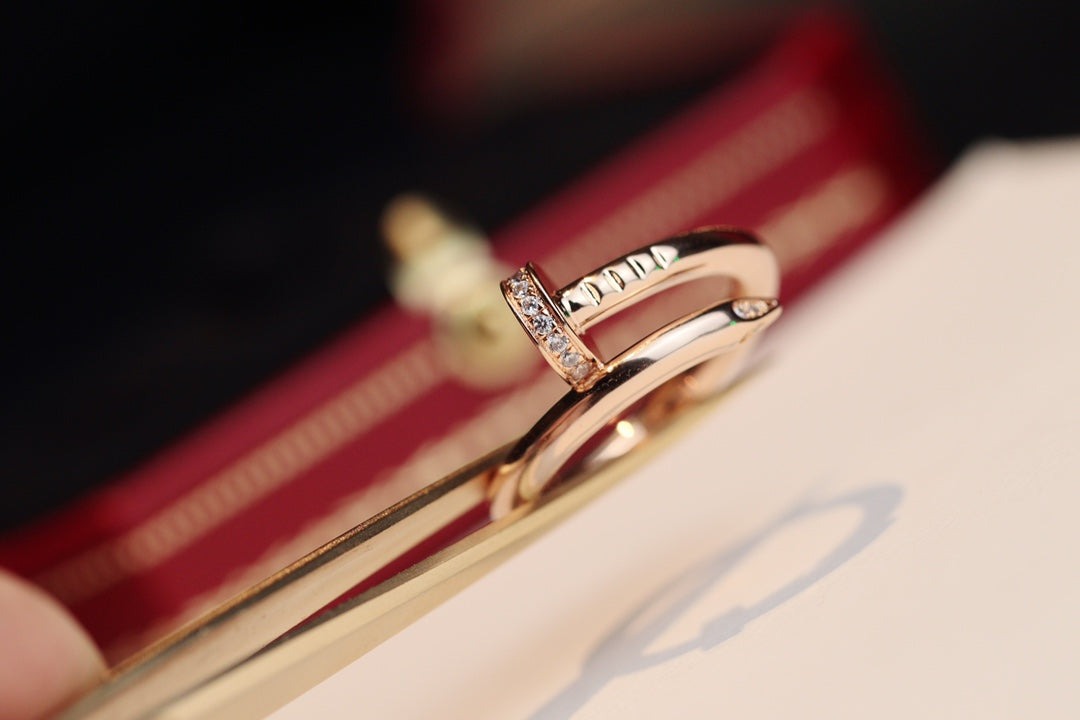 [Raffine]JUSTE RING 2.65MM PINK GOLD DIAMOND